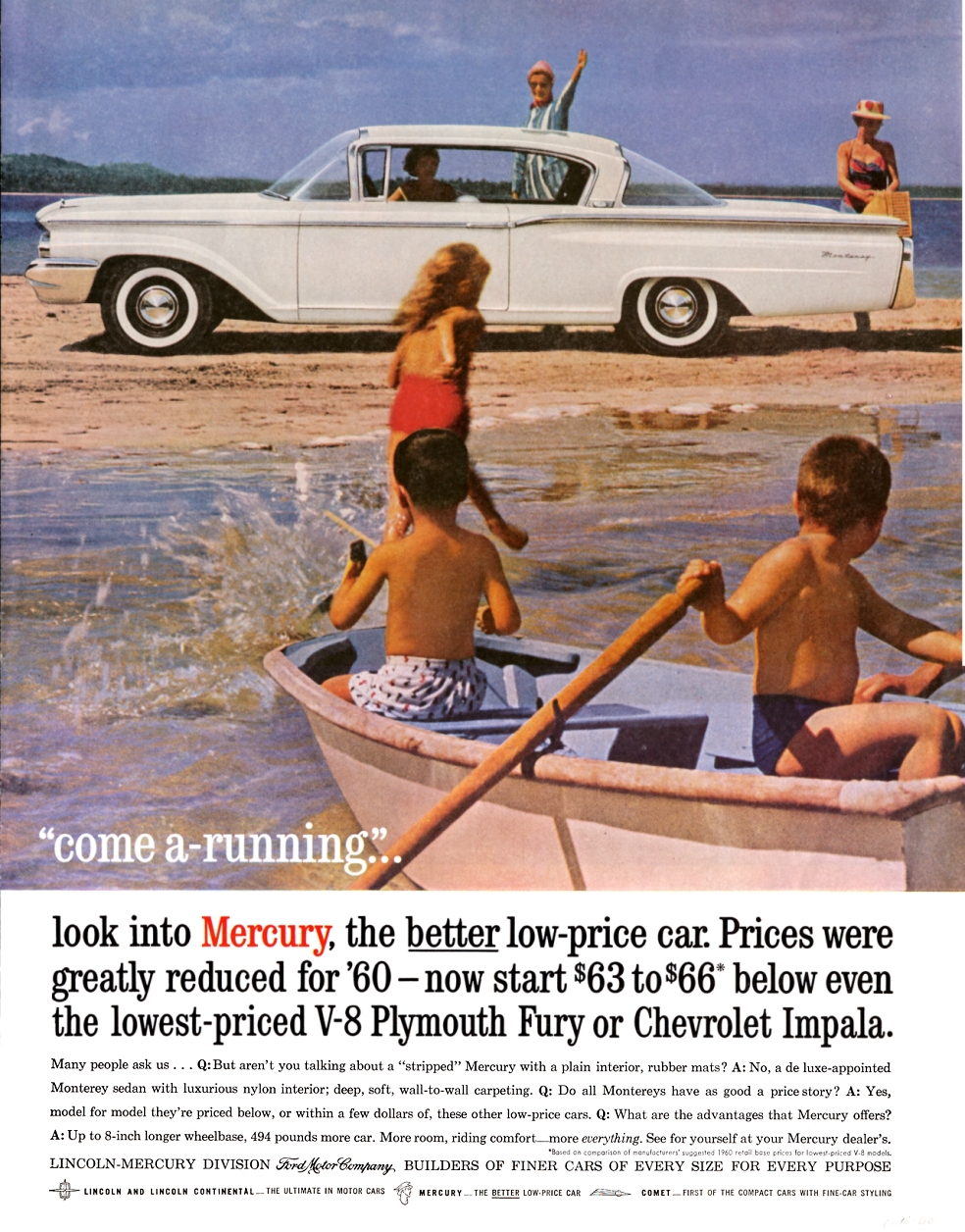 1960 Mercury Auto Advertising